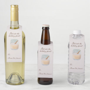 Étiquettes Pour Bouteilles Eggnog