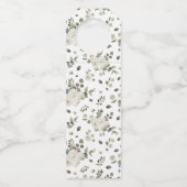 Étiquettes Pour Bouteilles Élégant Pastel 60e ANNIVERSAIRE  (Dos)