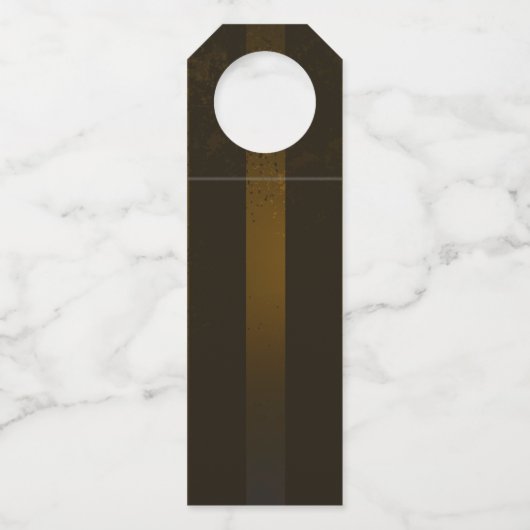 Étiquettes Pour Bouteilles Engrenages Steampunk et papillons bleus (Dos)