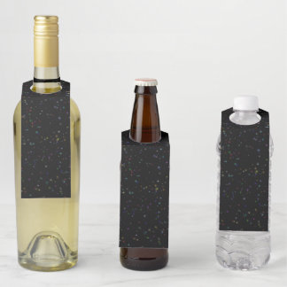Étiquettes Pour Bouteilles Étoiles brillantes colorées dans le ciel nocturne