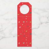 Étiquettes Pour Bouteilles Étoiles et bénédictions de Noël (Dos)