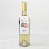 Étiquettes Pour Bouteilles Festif Fête de Noël de Sweater (Sur bouteille)