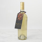 Étiquettes Pour Bouteilles Festive Fireworks Happy New Year (Incliné)