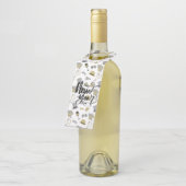 Étiquettes Pour Bouteilles Fête de la Nouvelle Année (Incliné)