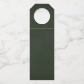 Étiquettes Pour Bouteilles Fleurs de Coeur Rose Saint-Valentin (Dos)