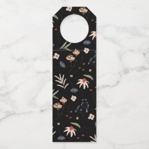 Étiquettes Pour Bouteilles Fleurs d'eau simples 1