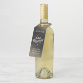 Étiquettes Pour Bouteilles Fun Gold Glitter Stars Retirement New Adventures (Incliné)