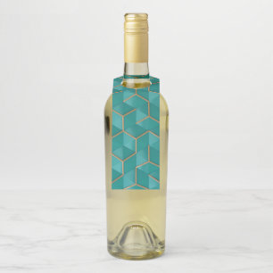 Étiquettes Pour Bouteilles géométrique