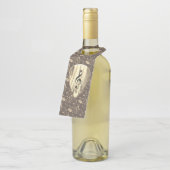 Étiquettes Pour Bouteilles Golden Plectron - Design élégant pour les mélomane (Incliné)