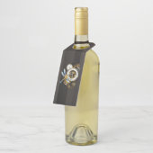 Étiquettes Pour Bouteilles Horloge à vapeur avec libellule mécanique (Incliné)