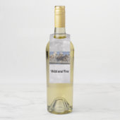 Étiquettes Pour Bouteilles Horses galloping in the water (Sur bouteille)