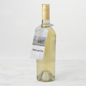 Étiquettes Pour Bouteilles Horses galloping in the water (Incliné)