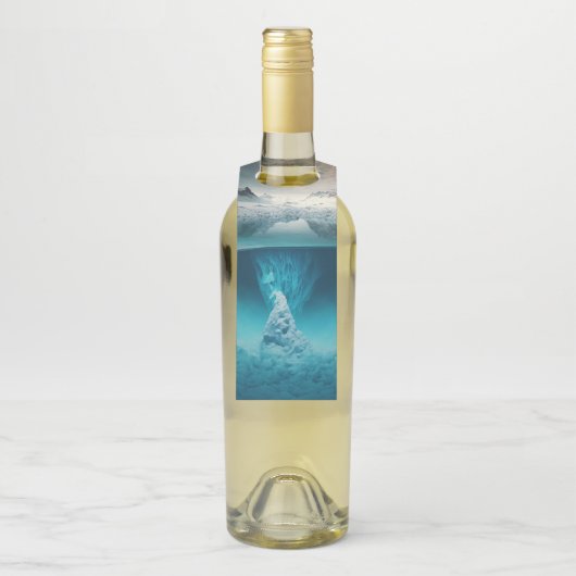 Étiquettes Pour Bouteilles Icy Mountain View (Sur bouteille)