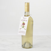 Étiquettes Pour Bouteilles Il est temps d'Elfred Up Elf Funny Christamas (Incliné)
