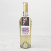 Étiquettes Pour Bouteilles Inauguration 2025 du président Trump (Sur bouteille)