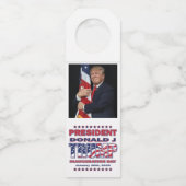 Étiquettes Pour Bouteilles Inauguration 2025 du président Trump (Devant)