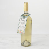 Étiquettes Pour Bouteilles Jardin De Fleurs (Incliné)