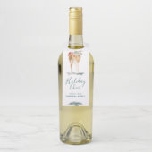 Étiquettes Pour Bouteilles Joie des Fêtes Doe & Cardinal (Sur bouteille)