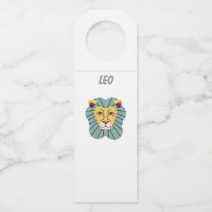 Étiquettes Pour Bouteilles Joli Leo, zodiaque, impression signe du zodiaque