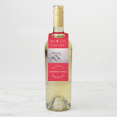 Étiquettes Pour Bouteilles Joy-Love-Gratitude Ange De Neige (Sur bouteille)