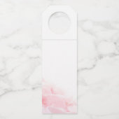 Étiquettes Pour Bouteilles Joyeuse Saint-Valentin Cœurs de Verre Romantiques (Dos)