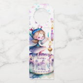 Étiquettes Pour Bouteilles Joyeux Anniversaire Fée 01 (Devant)