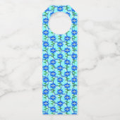 Étiquettes Pour Bouteilles Joyeux anniversaire garçon bleu Fête de l'abeille  (Dos)