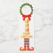 Étiquettes Pour Bouteilles Joyeux Noël (Devant)