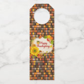 Étiquettes Pour Bouteilles Joyeux Thanksgiving Options 5A-13A (Dos)