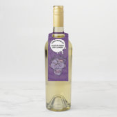 Étiquettes Pour Bouteilles Kit de Survie Zombie Halloween Alcool Violet Drôle (Sur bouteille)