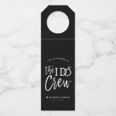 Étiquettes Pour Bouteilles L'équipage I Do | Fête de mariage Faveur (Devant)