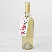 Étiquettes Pour Bouteilles Lifeline to Human Rights (Incliné)