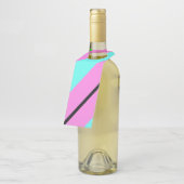 Étiquettes Pour Bouteilles Lignes colorées (Incliné)