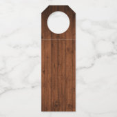 Étiquettes Pour Bouteilles Limoncello de citron bois Merci (Dos)