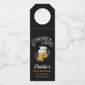 Étiquettes Pour Bouteilles L'Or Noir Bravo Et Bières N'Importe Quel Âge Anniv (Devant)