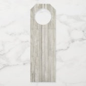 Étiquettes Pour Bouteilles Lumières de mariage de plage Aqua Blue (Dos)