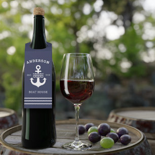 Étiquettes Pour Bouteilles Maison de l'océan lacustre maritime nautique