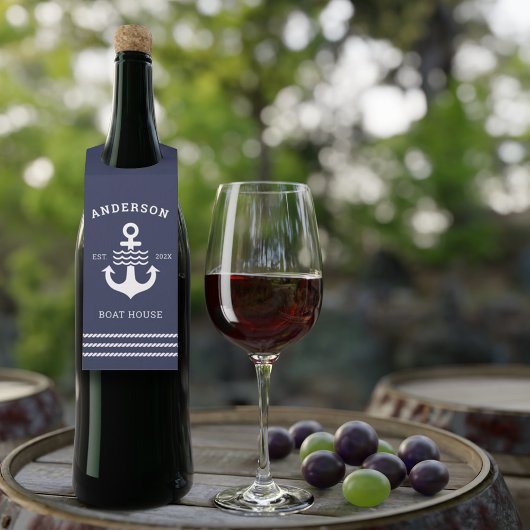 Étiquettes Pour Bouteilles Maison de l'océan lacustre maritime nautique