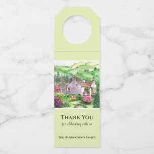 Étiquettes Pour Bouteilles Maison du réchauffement de la rivière Rydal Mont W