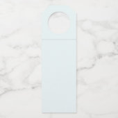 Étiquettes Pour Bouteilles Mandala Lace Mariage Merci Lt. Bleu ID968 (Dos)