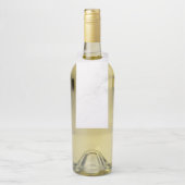 Étiquettes Pour Bouteilles Marbre Blanc (Sur bouteille)