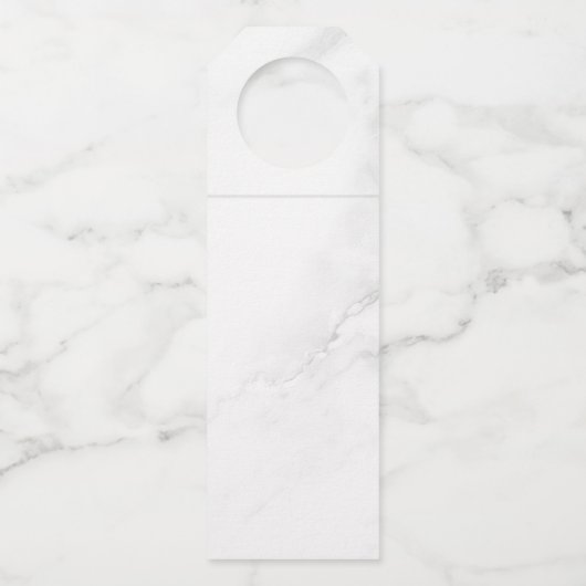 Étiquettes Pour Bouteilles Marbre Blanc (Devant)