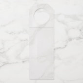 Étiquettes Pour Bouteilles Marbre Blanc (Dos)