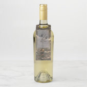 Étiquettes Pour Bouteilles Marbre élégant personnalisé (Sur bouteille)