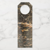 Étiquettes Pour Bouteilles Marbre élégant personnalisé (Dos)