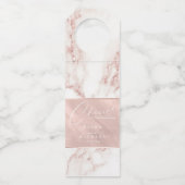 Étiquettes Pour Bouteilles Marbre Moderne ID816 Rose Gold Cheers  (Devant)