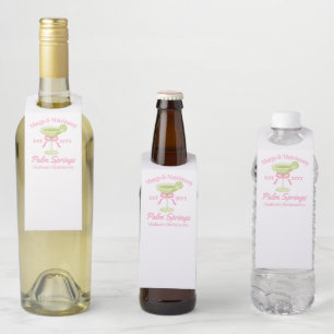 Étiquettes Pour Bouteilles Marges et Matrimoniales Margaritas Enterrement de 