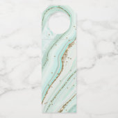 Étiquettes Pour Bouteilles Mariage Agate Abstrait - Cheers Mnt ID827 (Dos)