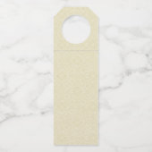 Étiquettes Pour Bouteilles Mariage catholique traditionnel Dentelle blanche (Dos)