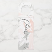 Étiquettes Pour Bouteilles Mariage d'aquarelle de couleur de couleur vive (Devant)